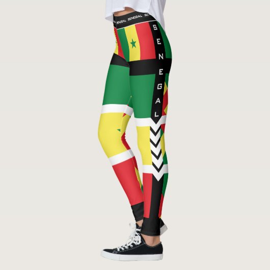 Leggings Frau Senegal Design (Links)