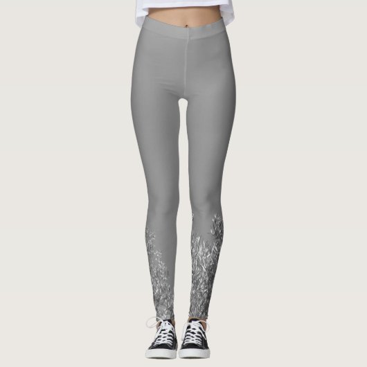 Leggings FRAUEN SILVER ÖKO STYLE DESIGN (Vorderseite)