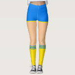 Leggings - Frieden - Freiheit - ukrainische Flagge<br><div class="desc">Ukraine - Frieden - ukrainische Flagge - Unterstützung der Freiheit - Solidarität - Starkes Zusammenspiel - Sieg der Freiheit ! Machen wir die Welt zu einem besseren Ort - alle zusammen! Eine bessere Welt beginnt - abhängig - braucht Ihr auch! Sie können auf mehr als 1000 Zazzle-Produkte übertragen. Ändern Sie...</div>