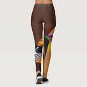 Leggings Funky Leggings Art zu tragen (Rückseite)
