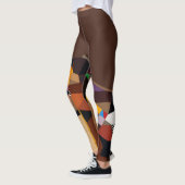 Leggings Funky Leggings Art zu tragen (Links)