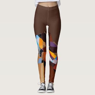 Leggings Funky Leggings Art zu tragen