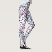 Leggings für abstrakte Blume (Rechts)