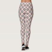 Leggings für abstrakte Kreise (Rückseite)