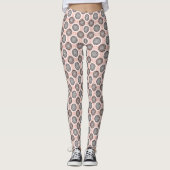 Leggings für abstrakte Kreise (Vorderseite)