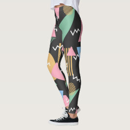 Leggings für abstrakte Memphis-Muster