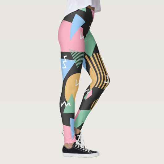 Leggings für abstrakte Memphis-Muster (Rechts)