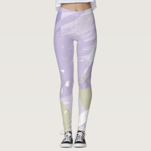 Leggings für abstrakte Pinselstriche