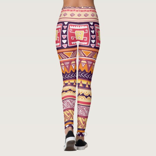 Leggings für afrikanische Muster (Rückseite)