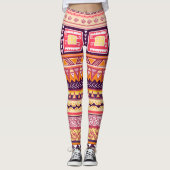 Leggings für afrikanische Muster (Vorderseite)
