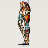Leggings für afrikanische Stammesmuster (Links)