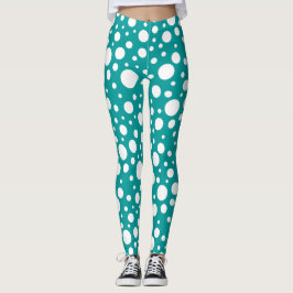 Leggings für aquamarine Spots