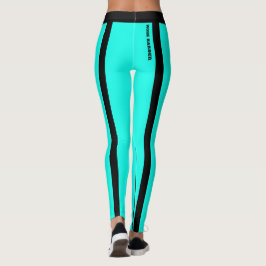 Leggings für benutzerdefinierte Leuchtmittel Blau