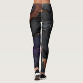 Leggings für Black Ai Design | Stylish Trendy Yoga (Rückseite)