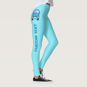 Leggings für Blaue Cartoon