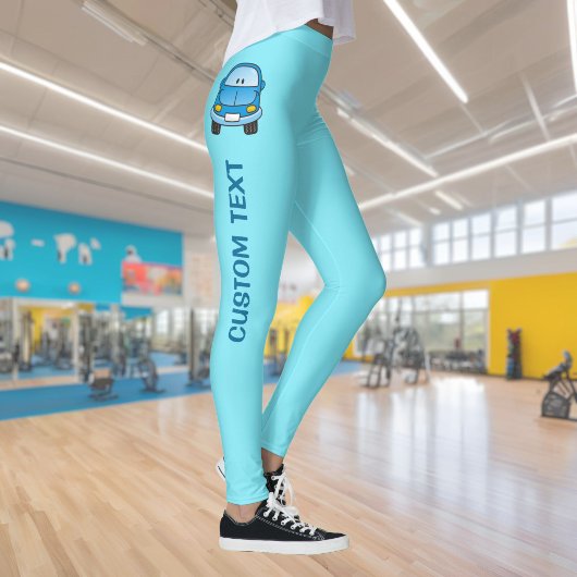 Leggings für Blaue Cartoon