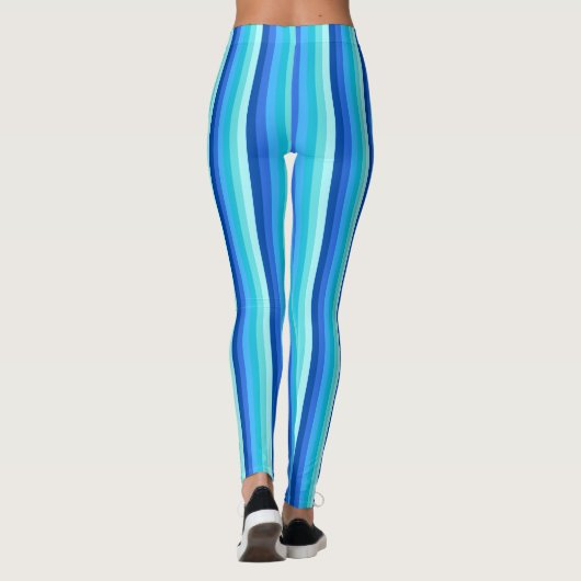 Leggings für blaue Streifen (Rückseite)