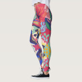 Leggings für Blumendesign (Links)