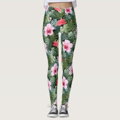 Leggings für Blumendesign (Vorderseite)