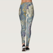 Leggings für Blumendruck (Rückseite)