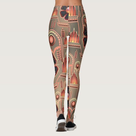 Leggings für coole Steampunk-Muster (Rückseite)