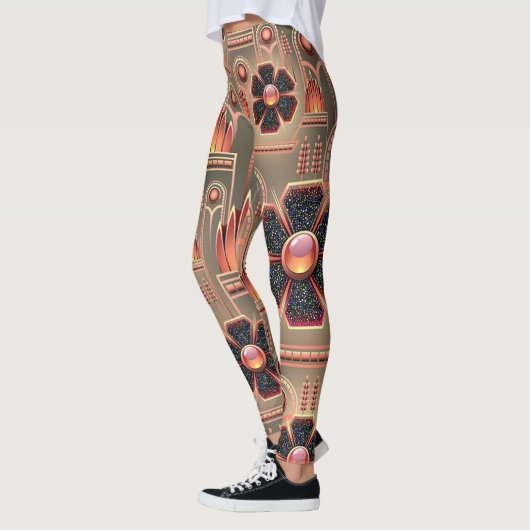 Leggings für coole Steampunk-Muster (Links)