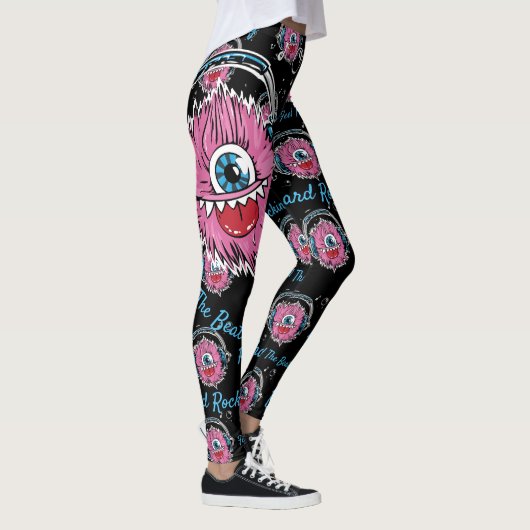 Leggings für das rosa Musikmonster (Rechts)
