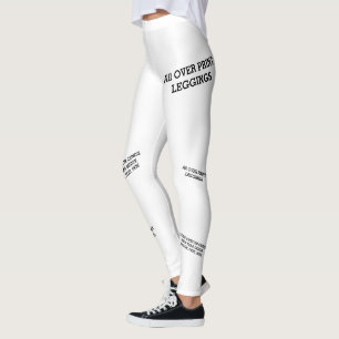 Leggings für das weiße Design: Persönliche Gestalt