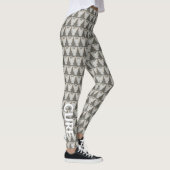Leggings für das White Awareness Ribbon Engel Cust (Rechts)