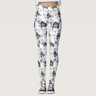 Leggings für die Gestaltung von dunklen Lila Wasse