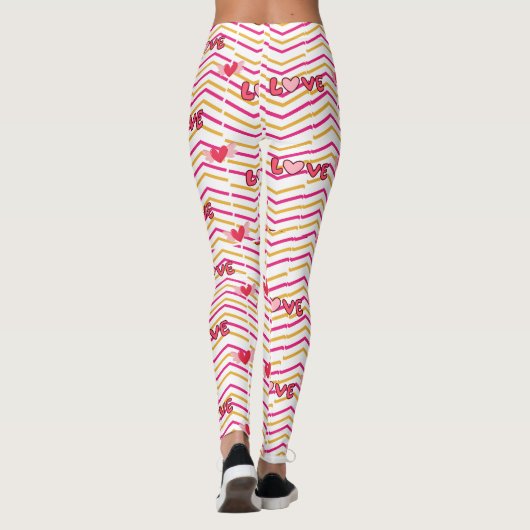 Leggings für die Liebe von Frauen (Rückseite)