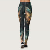 Leggings für digitale Schmetterlinge (Rückseite)