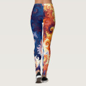 Leggings für dunkle Blume (Rückseite)