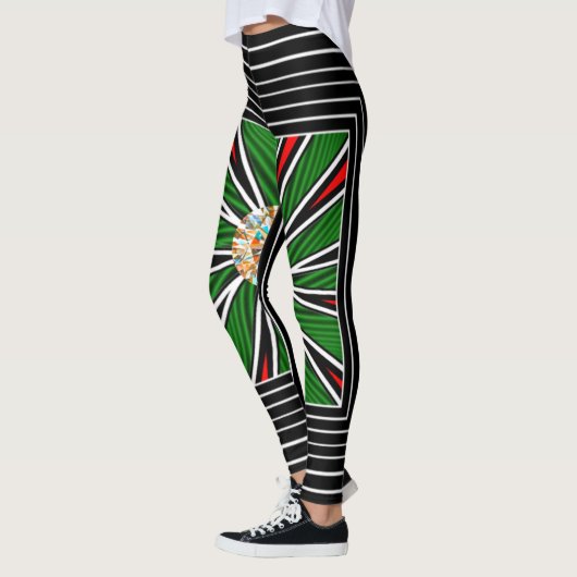Leggings für dynamische Digitaldrucke - perfekt ge (Links)
