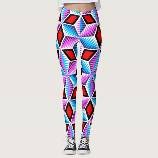 Leggings für dynamische Digitaldrucke - perfekt ge (Vorderseite)