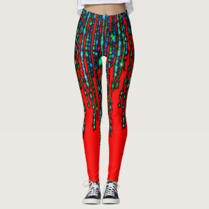Leggings für farbiges digitales 3D-Design - perfek