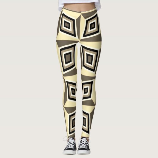 Leggings für farbiges digitales 3D-Design - perfek (Vorderseite)