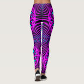 Leggings für farbiges digitales 3D-Design - perfek (Rückseite)