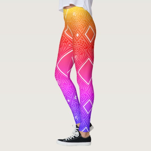 Leggings für farbiges digitales 3D-Design - perfek (Links)