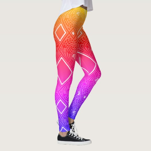 Leggings für farbiges digitales 3D-Design - perfek (Rechts)