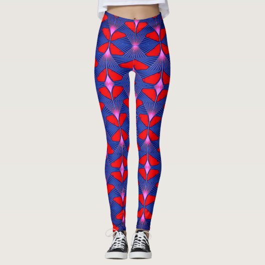 Leggings für farbiges digitales 3D-Design - perfek (Vorderseite)