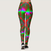 Leggings für farbiges digitales 3D-Design - perfek (Rückseite)
