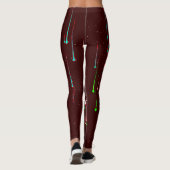Leggings für farbiges digitales 3D-Design - perfek (Rückseite)
