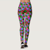 Leggings für farbiges digitales 3D-Design - perfek (Rückseite)