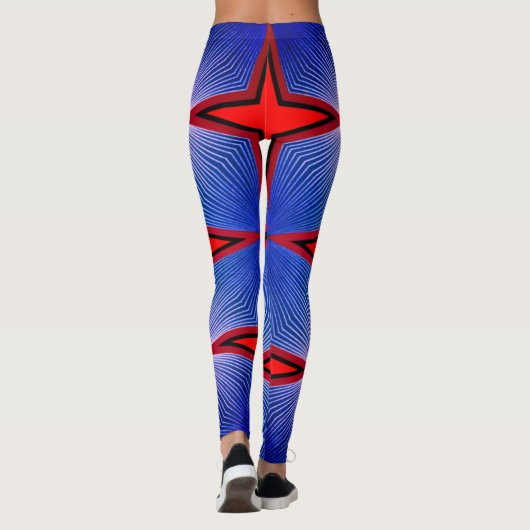 Leggings für farbiges digitales 3D-Design - perfek (Rückseite)