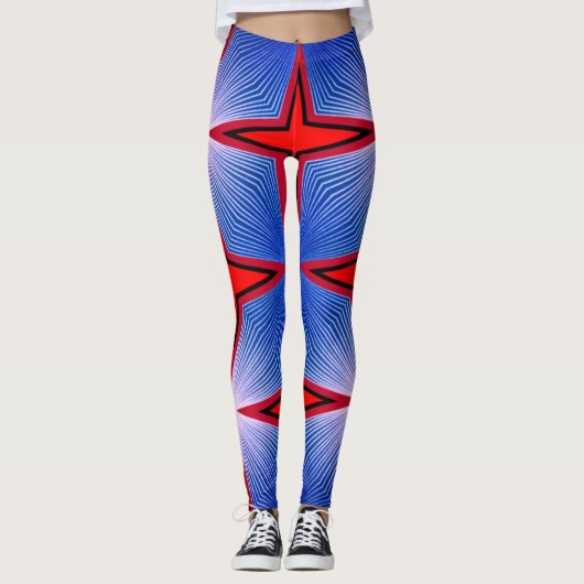 Leggings für farbiges digitales 3D-Design - perfek (Vorderseite)