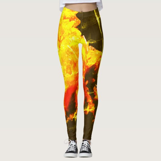 Leggings für Feuerdrucke (Vorderseite)