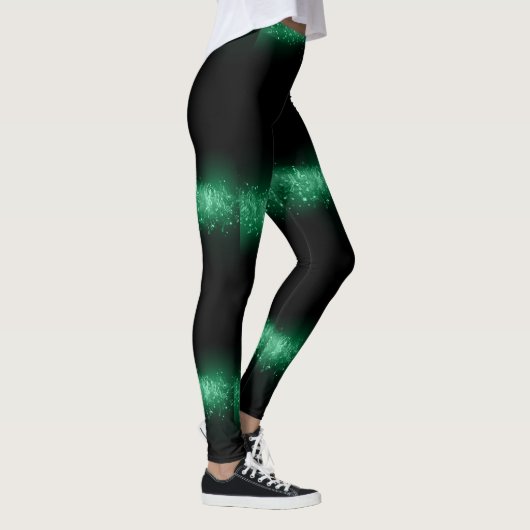 Leggings für funkelnd grünes Design (Rechts)