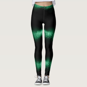 Leggings für funkelnd grünes Design
