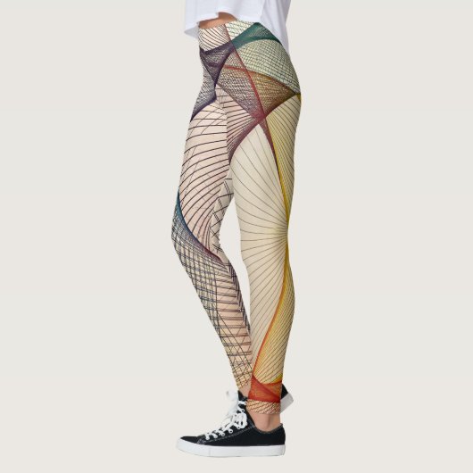 Leggings für geometrische Abstrakte Muster (Links)